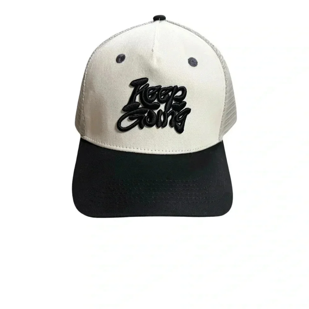 Beautiful Bastard Keep Going SnapBack Hat (w/ Raised Embroidered Type)